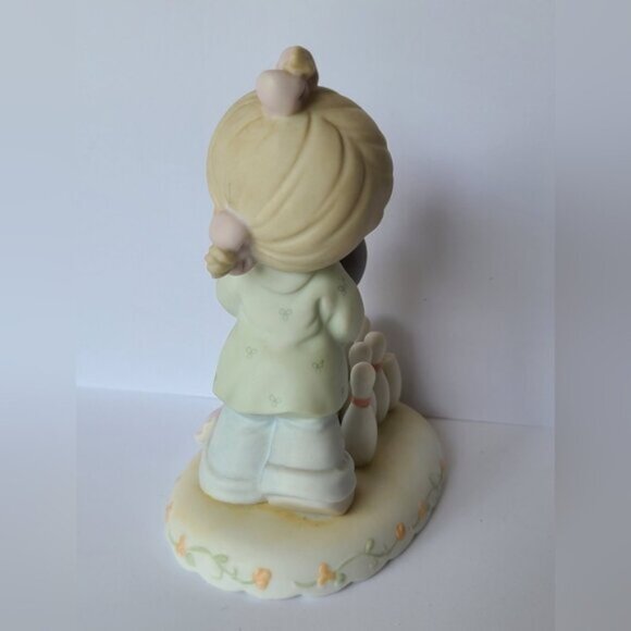 Vintage 90s Precious Moments Growing In Grace 10 Years Old Collectible Figurine - Picture 7 of 9